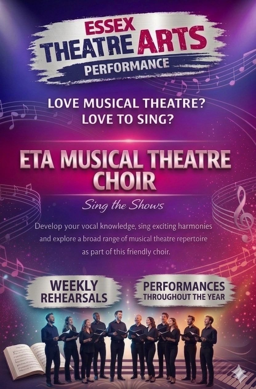 ETA Musical Theatre Choir promotional poster